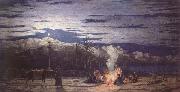 Richard Dadd The Artist's Halt in the Desert (mk46) oil painting